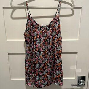 Tucker silk tank top